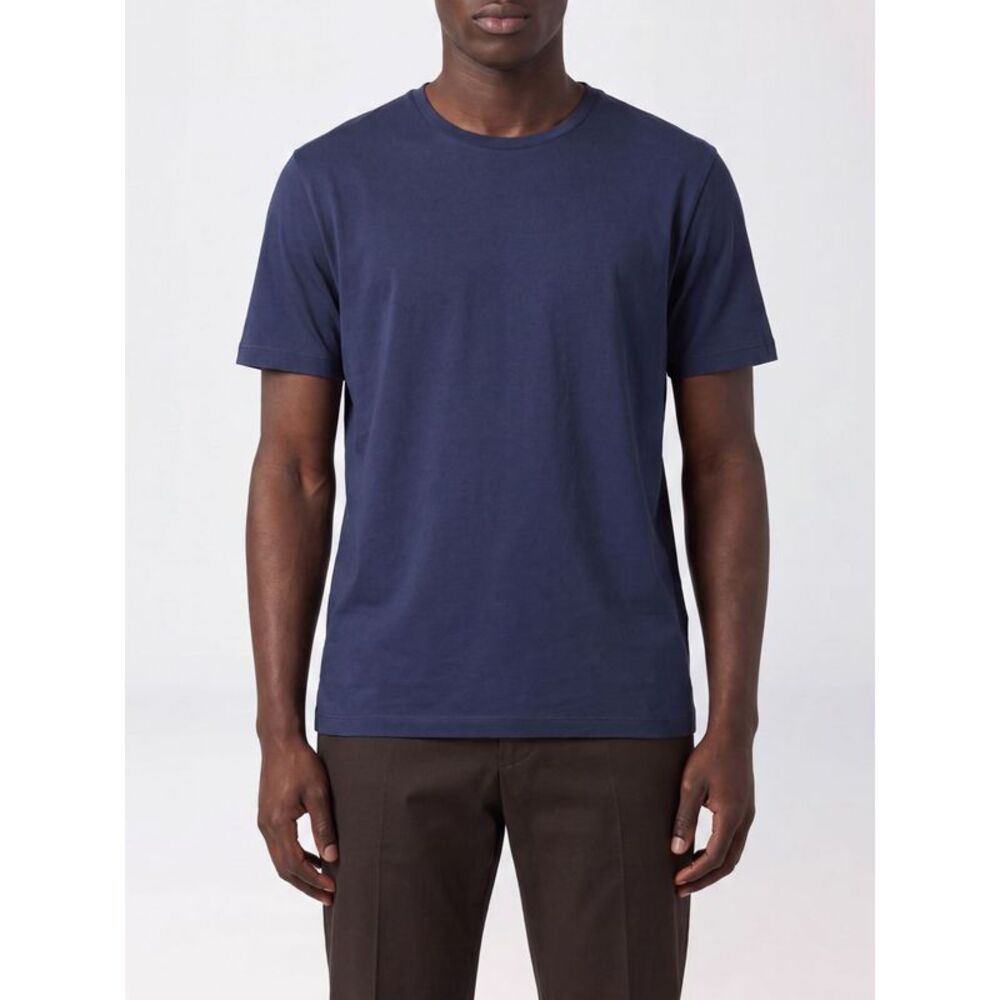 Herno Men Herno Short-Sleeved Crew Neck T-Shirt In Pure Cotton
